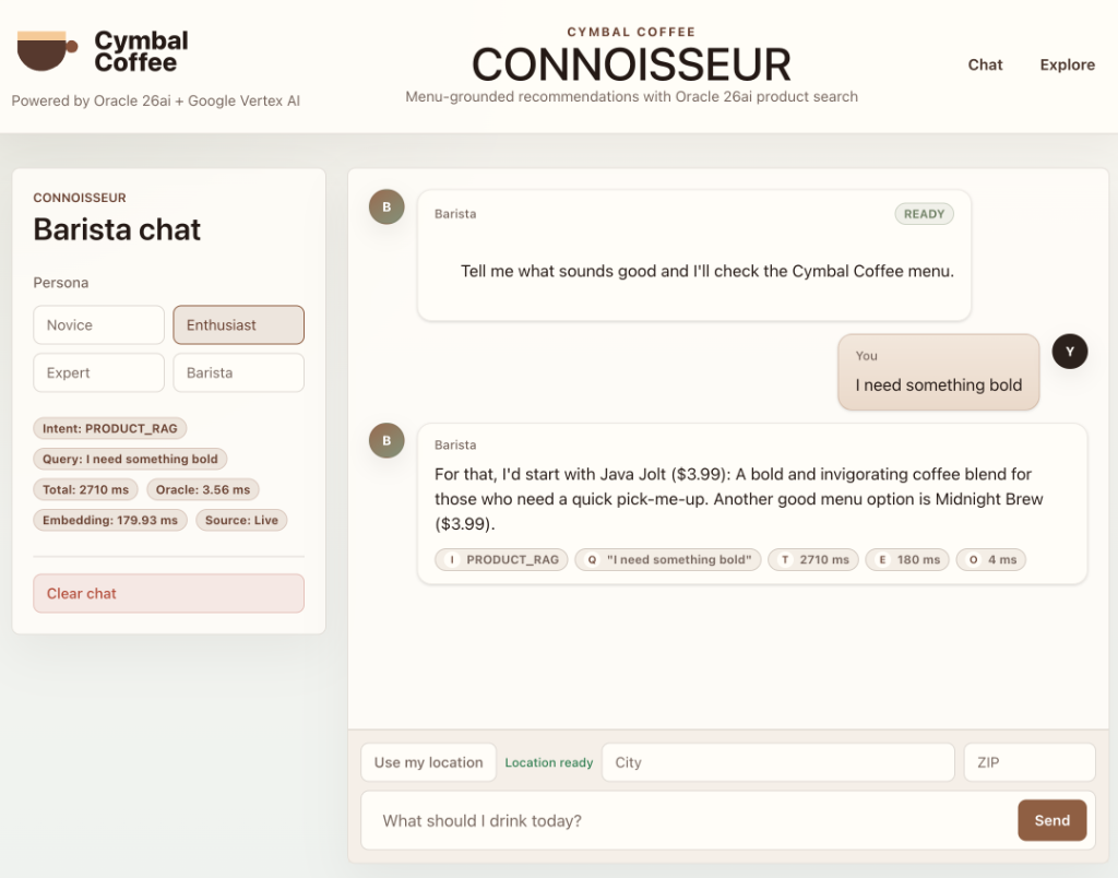 Cymbal Coffee Chat Snippet